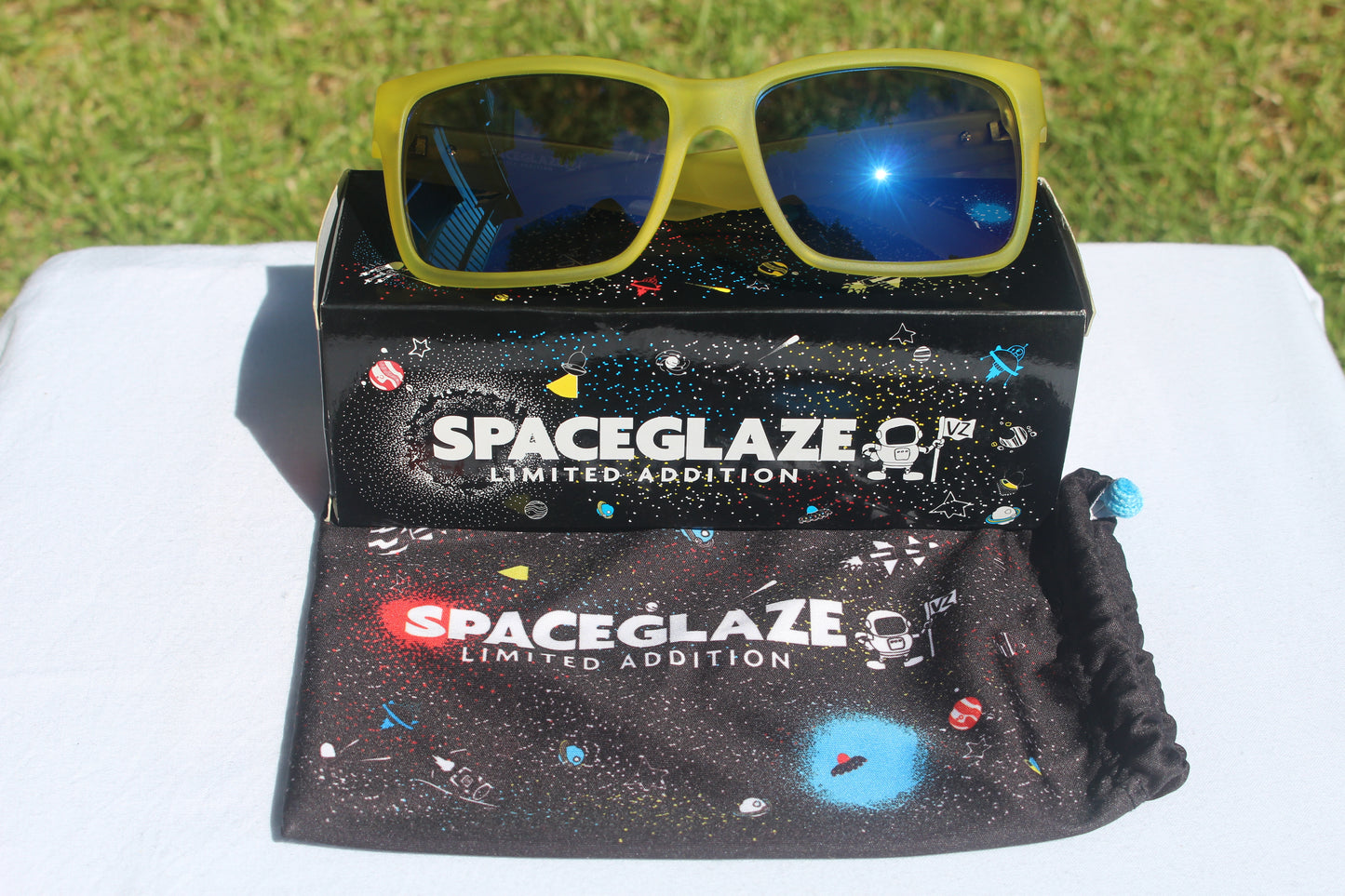 VonZipper Limited Edition Elmore Spazeglaze Yellow Sunglasses