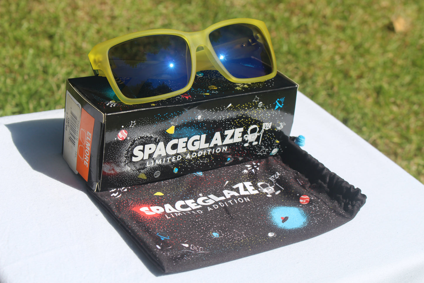VonZipper Limited Edition Elmore Spazeglaze Yellow Sunglasses
