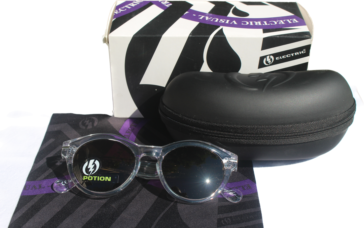 Electric Visual Potion Sunglasses Titanium/Bronze