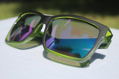 VonZipper Limited Edition Elmore Frostbyte Lime Sunglasses
