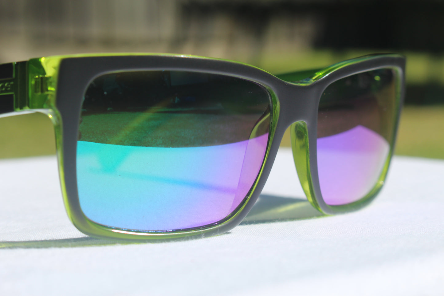 VonZipper Limited Edition Elmore Frostbyte Lime Sunglasses